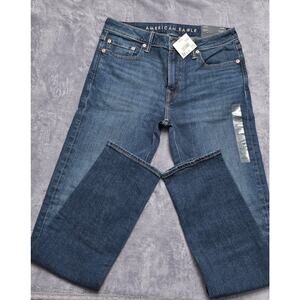 American Eagle AirFlex+ Slim Straight Jeans Men’s 30x34 Medium Wash NWT
